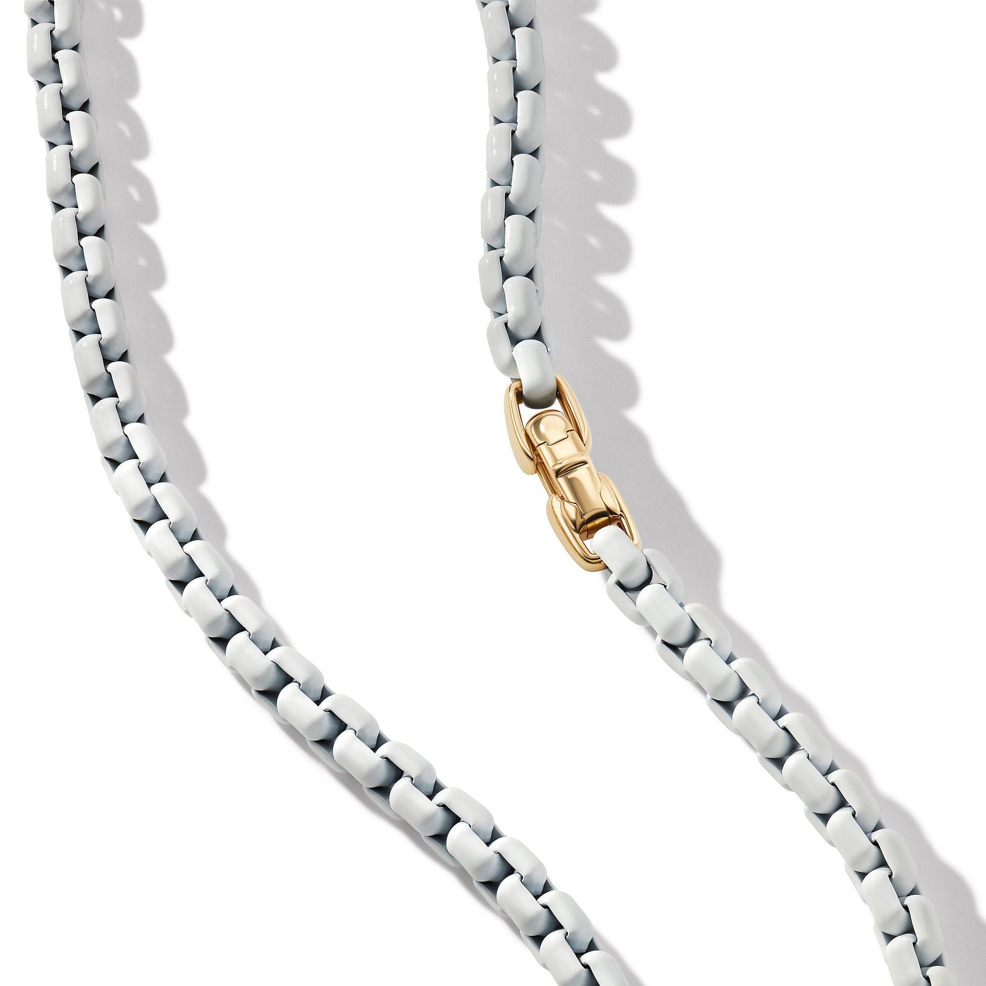 David Yurman o1w1db10525 N17517 Necklace in White Acrylic with 14K Gold Size ONE SIZE - 2 Thumbnail