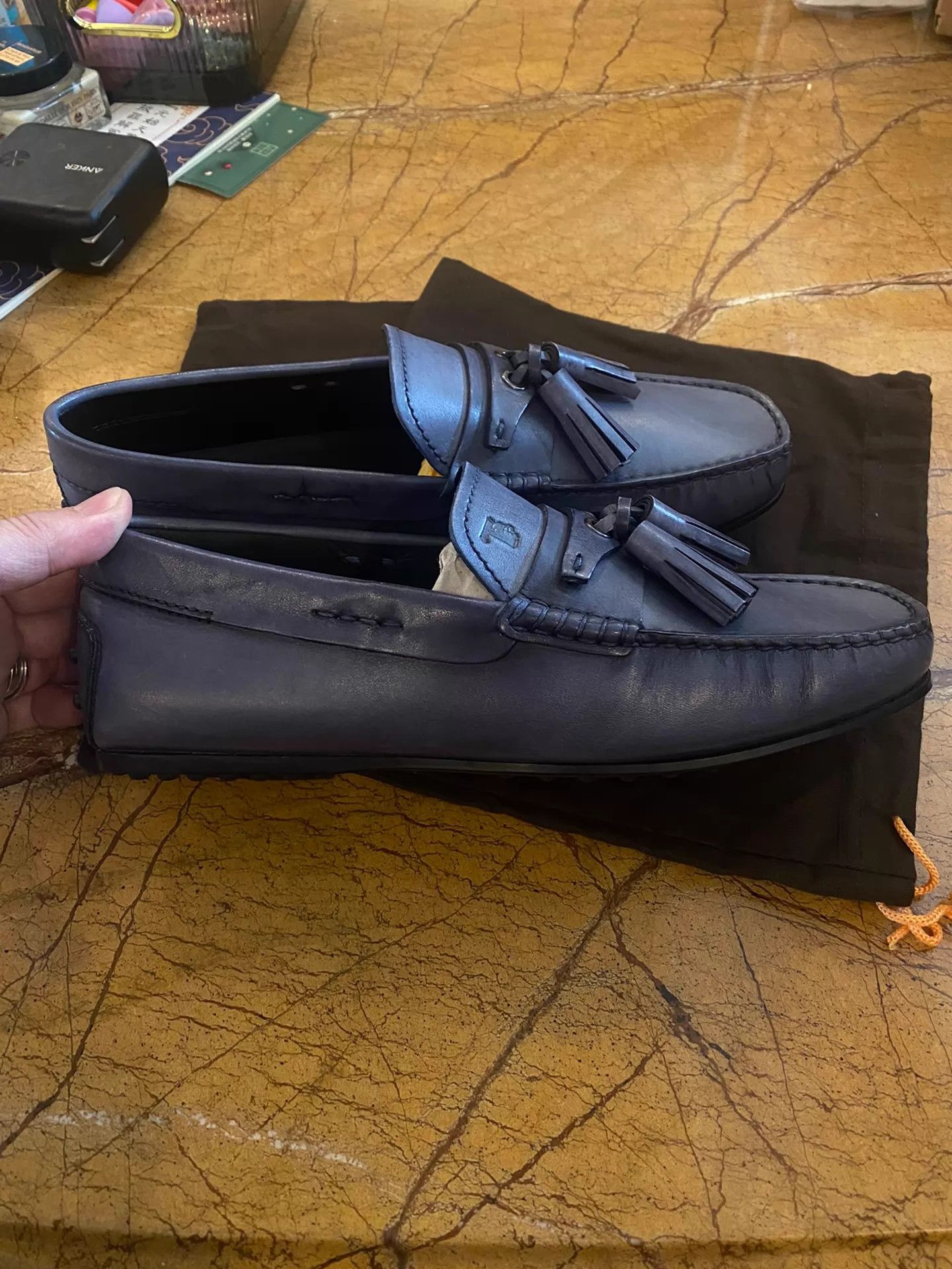 Tod's TODS Slip-On Loafer Tassel Mist Blue US 6 Size US 6 / EU 39 - 8 Thumbnail