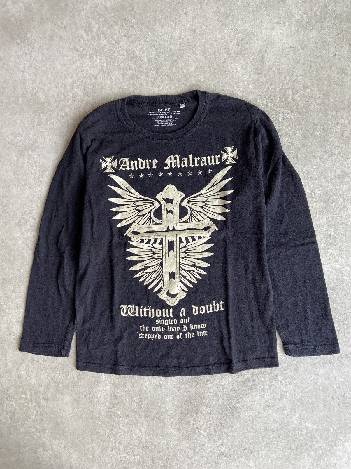 If Six Was Nine × Japanese Brand × Le Grande Bleu (L.G.B.) ANDRE MALRAUR CHROME LONGSLEEVE Size US L / EU 52-54 / 3 - 1 Thumbnail