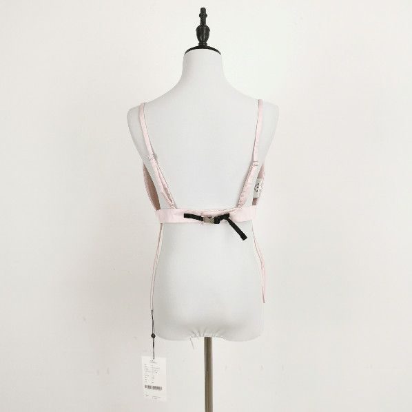 Prada Prada Triangle Logo Crop Top in Soft Pink . Size L / US 10 / IT 46 - 3 Thumbnail