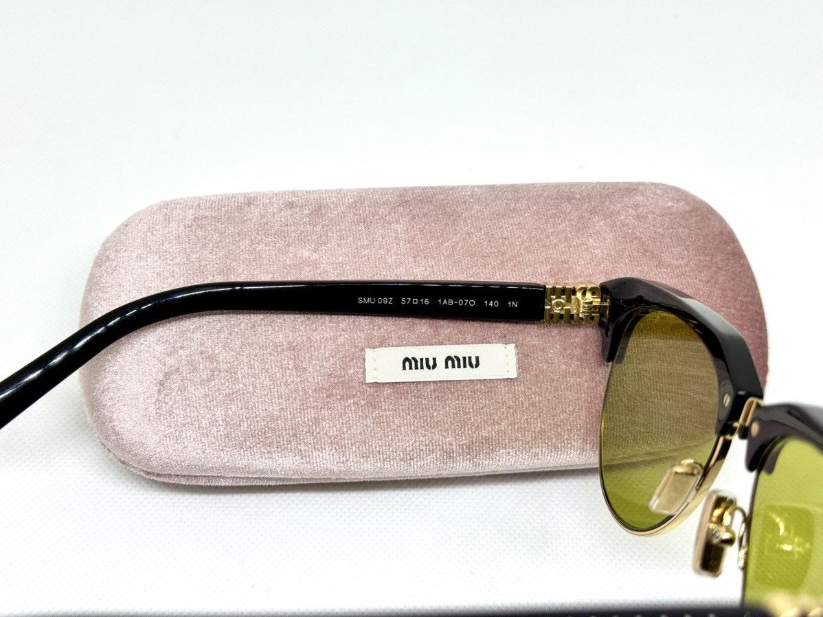 Miu Miu Brand and NEW Miu Miu sunglasses MU 09ZS 1AB07O Size ONE SIZE - 9 Thumbnail