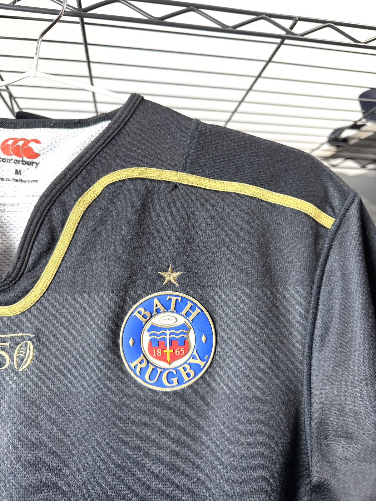 Canterbury of New Zealand Vintage Canterbury Bath Rugby Football T Shirt Size US M / EU 48-50 / 2 - 4 Thumbnail