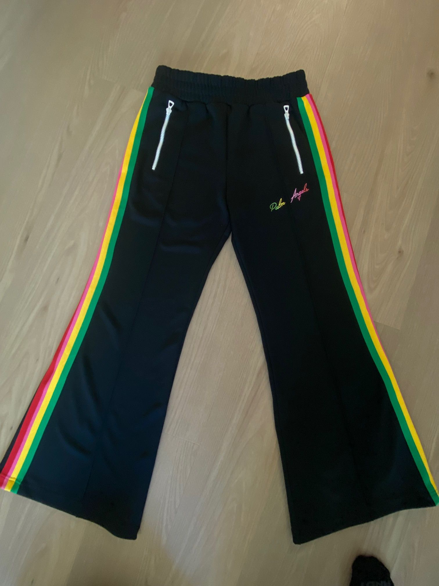 Palm Angels Palm Angels Miami Track Pants Black Size US 31 - 2 Thumbnail