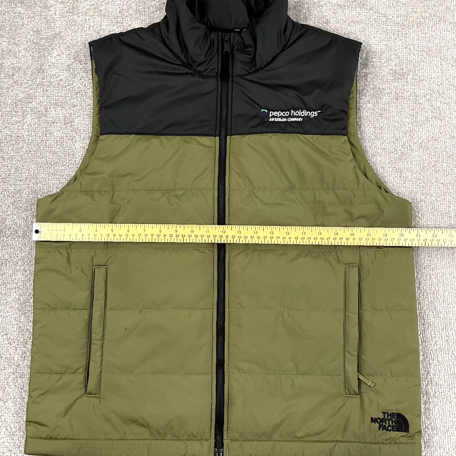 The North Face The North Face Vest Mens Large Green Black Everyday Quilted Insulted Puffer Zip Size US L / EU 52-54 / 3 - 5 Thumbnail