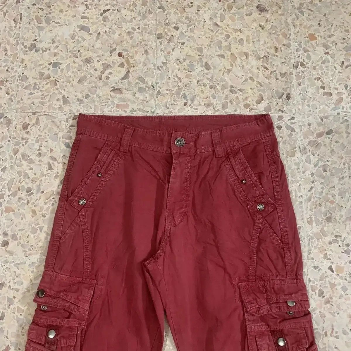 Beauty Beast STEALS💥VTG JAPANESE UTILITY MULTIPOCKET CARGO FADED PANTS Size US 30 / EU 46 - 4 Thumbnail