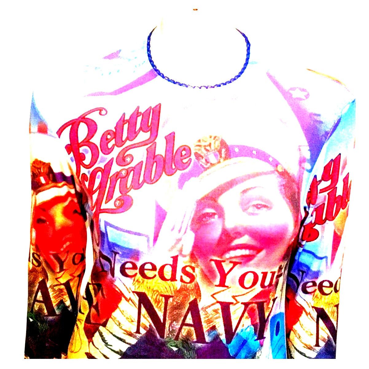 Other Yukiko Betty Grable Patriotic Hollywood Long Sleeve Top Med Size M / US 6-8 / IT 42-44 - 2 Thumbnail
