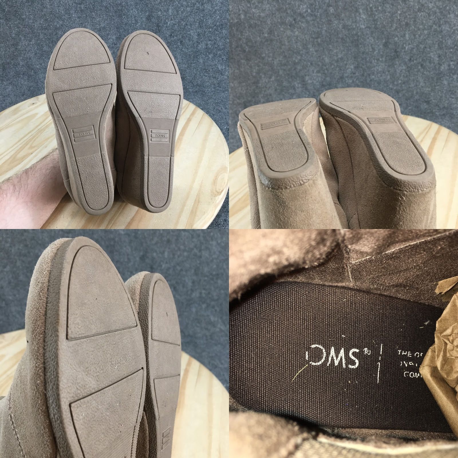 Toms TOMS Boots Womens 8 Black Kayley Wedge Chelsea Brown Suede Ankle Booties Casual - Boots - Women - Brown - Suede - Wedge - Chelsea - Casual Size US 8 / IT 38 - 9 Thumbnail