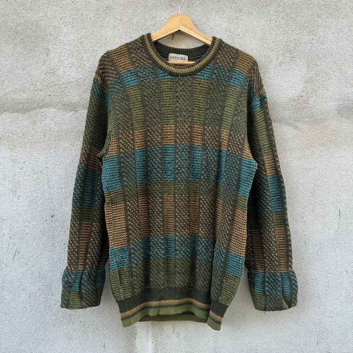 Japanese Brand × Vintage STEALS 💥💥 Vintage ESPIORE Japan Knit Wool Pullover Sweater Size US M / EU 48-50 / 2 - 1 Thumbnail