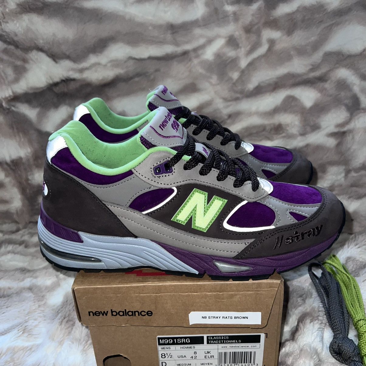 New Balance × Stray Rats NEW BALANCE 991 STRAY RATS BROWN Size US 8.5 / EU 41-42 - 4 Thumbnail