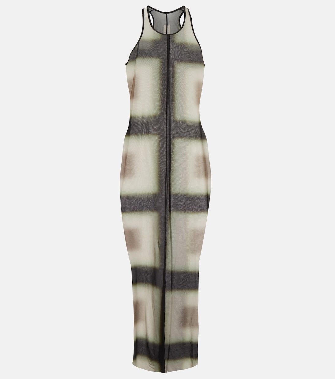 Rick Owens Last Size Rick Owens Printed Sheer Midi Dress Size S / US 4 / IT 40 - 1 Thumbnail