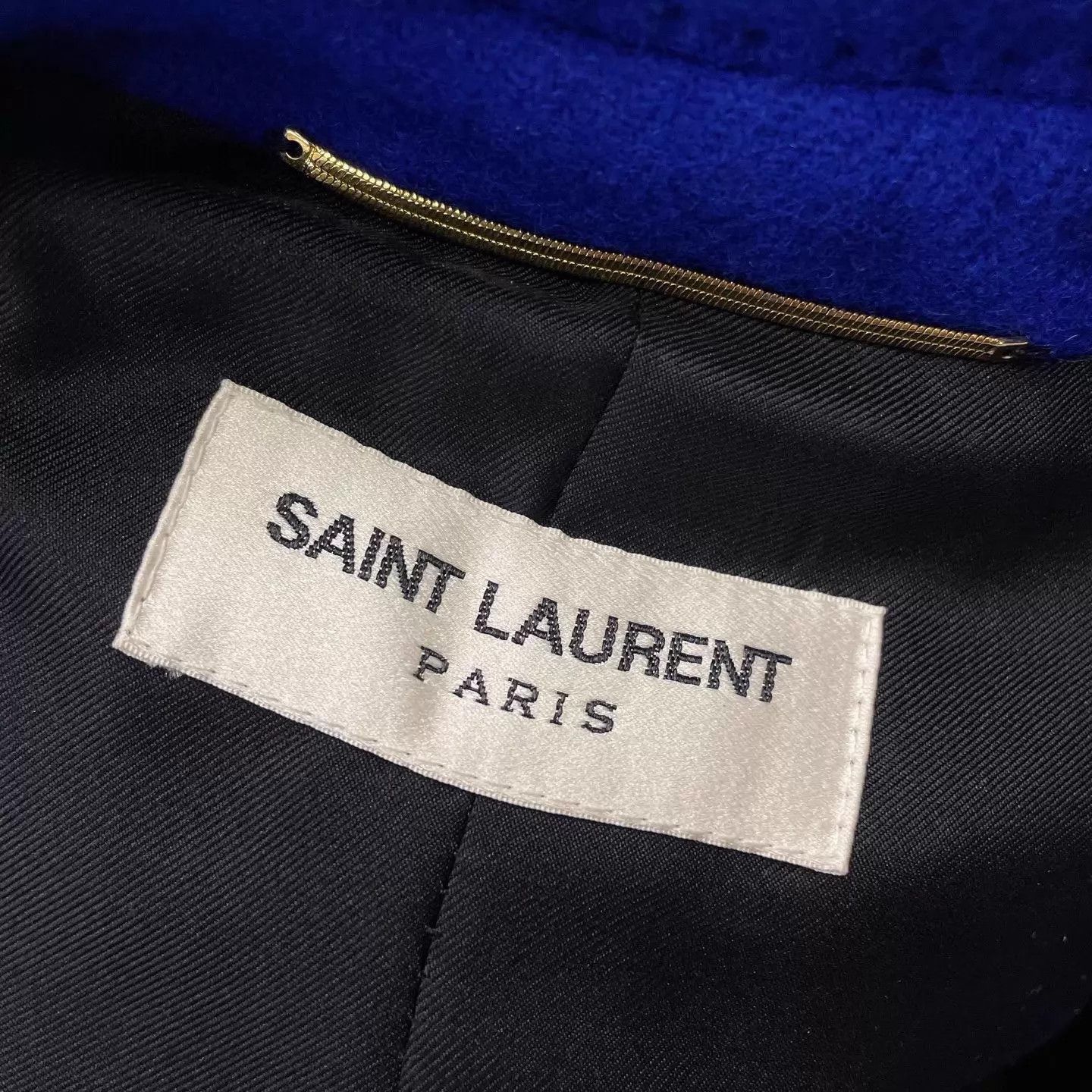 Yves Saint Laurent YSL Cobalt Blue Blazer Women 36 Size XS / US 0-2 / IT 36-38 - 5 Thumbnail