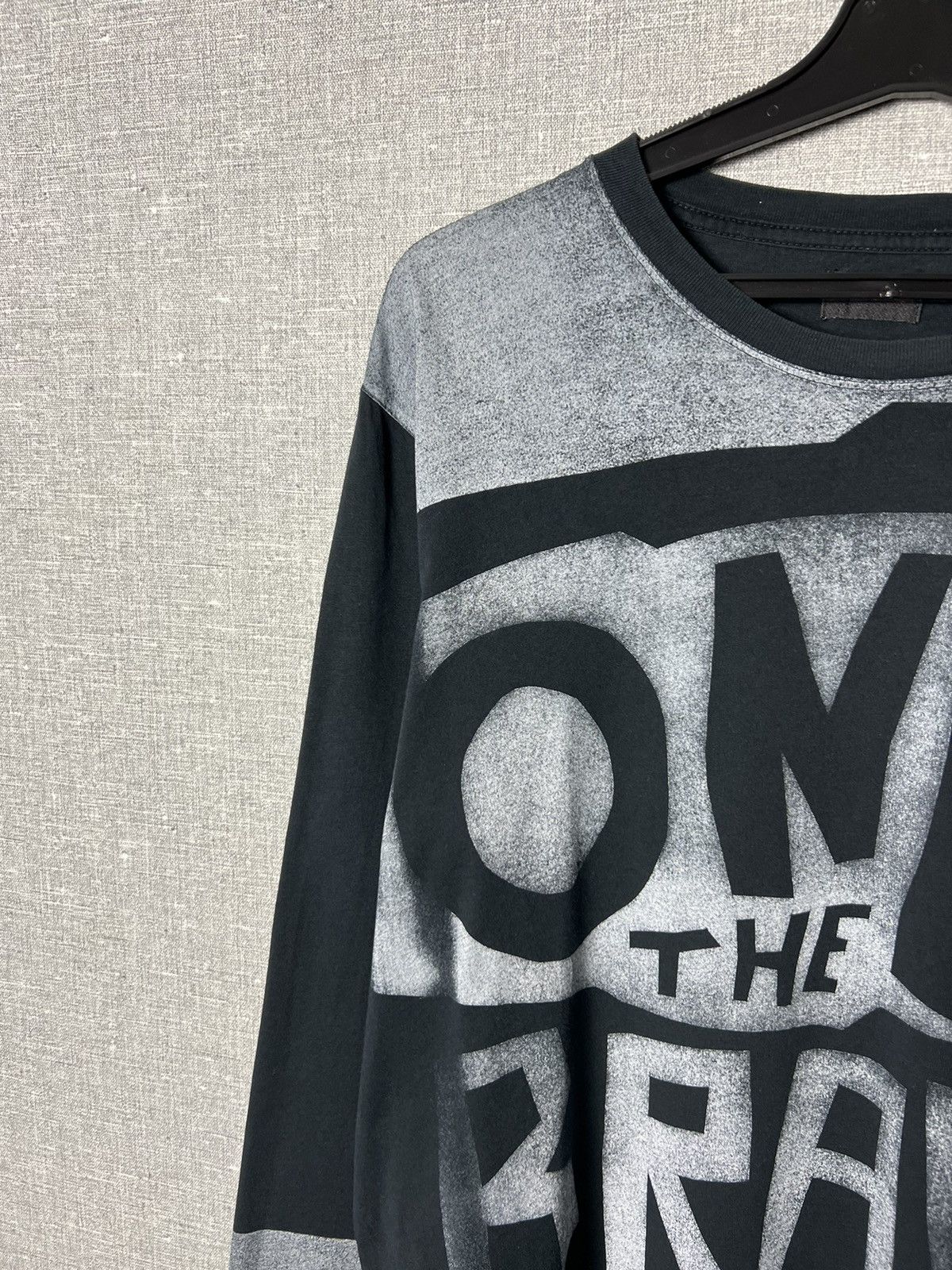 Diesel × Vintage Rare Diesel Only The Brave 78 Big Logo Long Sleeve T-Shirt Size US L / EU 52-54 / 3 - 4 Thumbnail