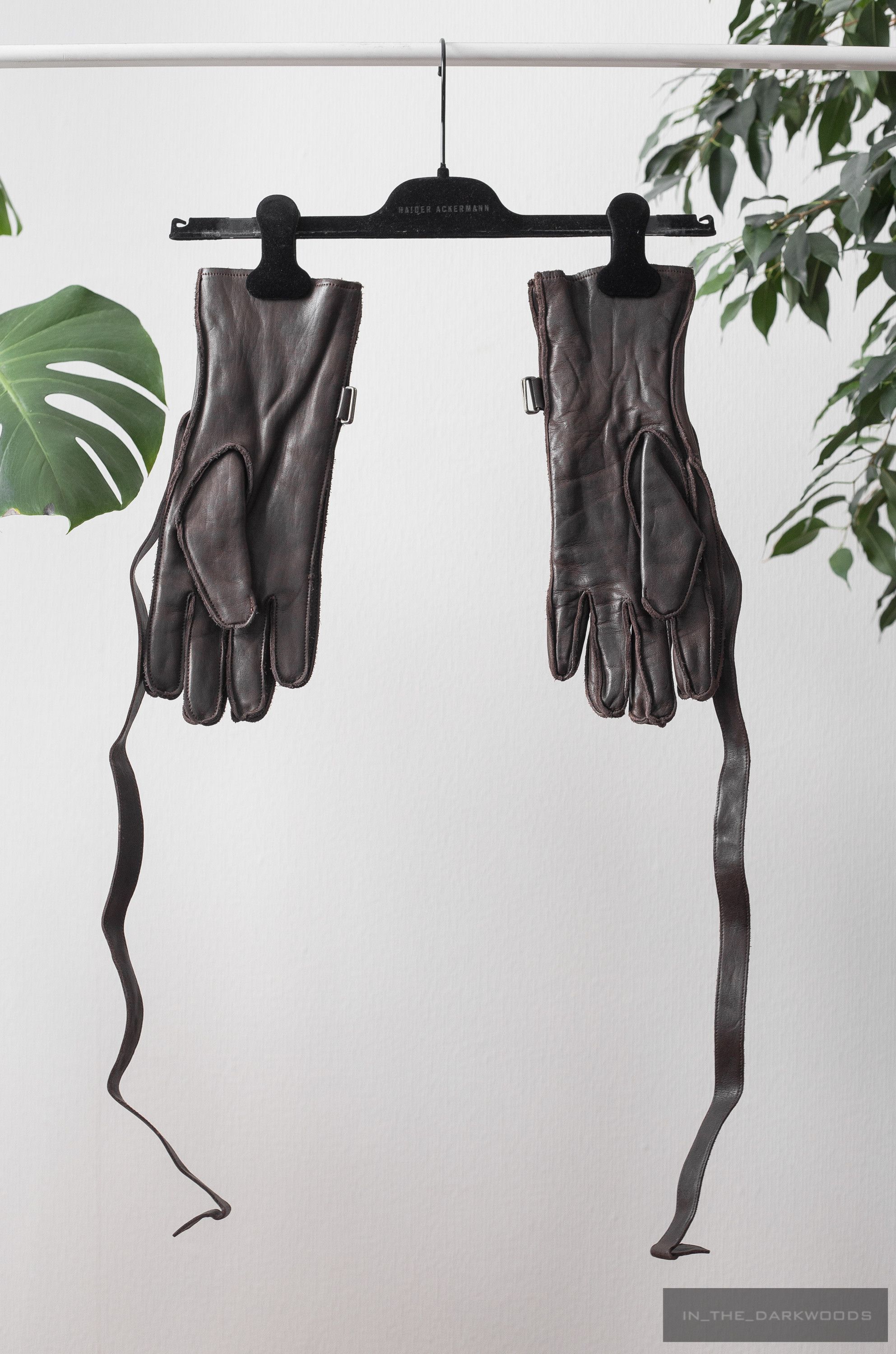 Yohji Yamamoto 2007AW horse hide long leather gloves Size ONE SIZE - 1 Thumbnail