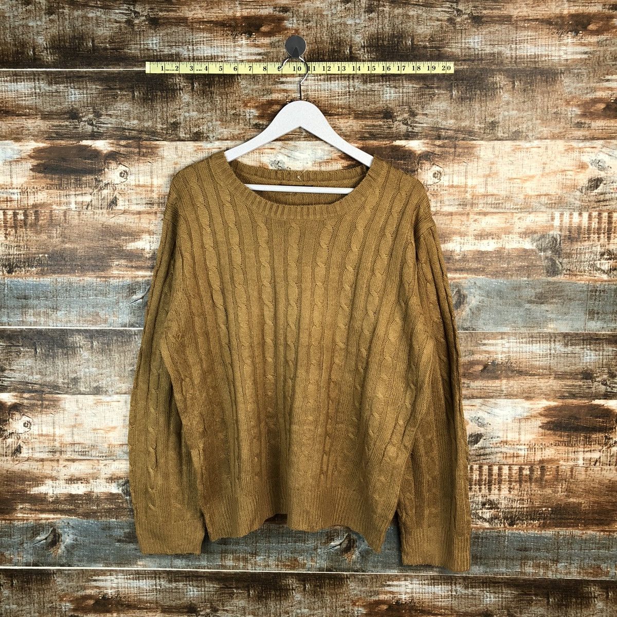 Homespun Knitwear × Japanese Brand × Vintage Lovise Brown vintage Knitwear #A1241 Size US L / EU 52-54 / 3 - 1 Thumbnail