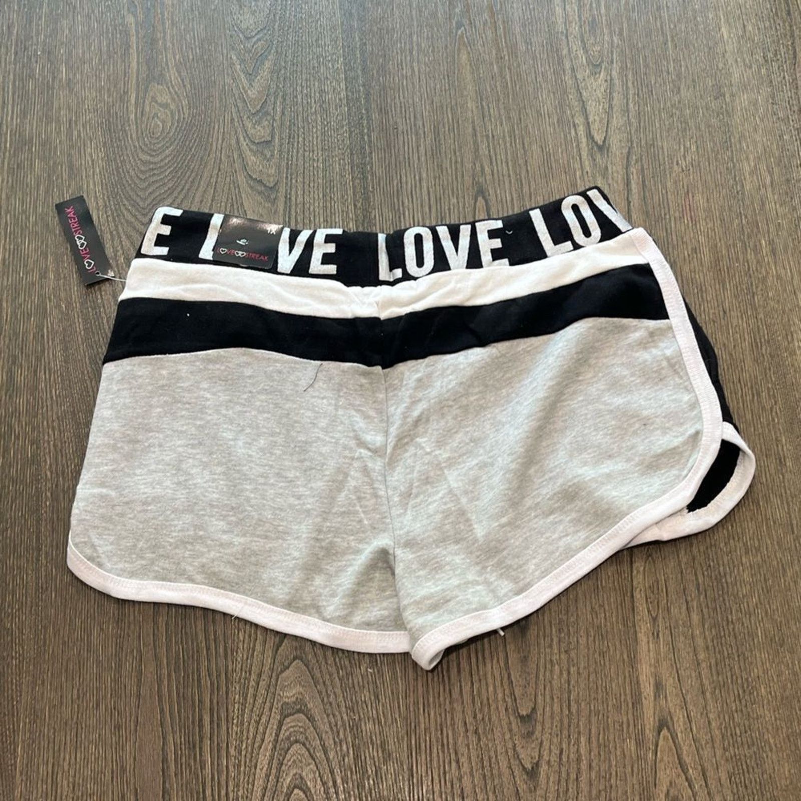 Vintage NWT Love Streak Womens Cotton Track Gym Shorts Size 1X Size 35" - 5 Thumbnail