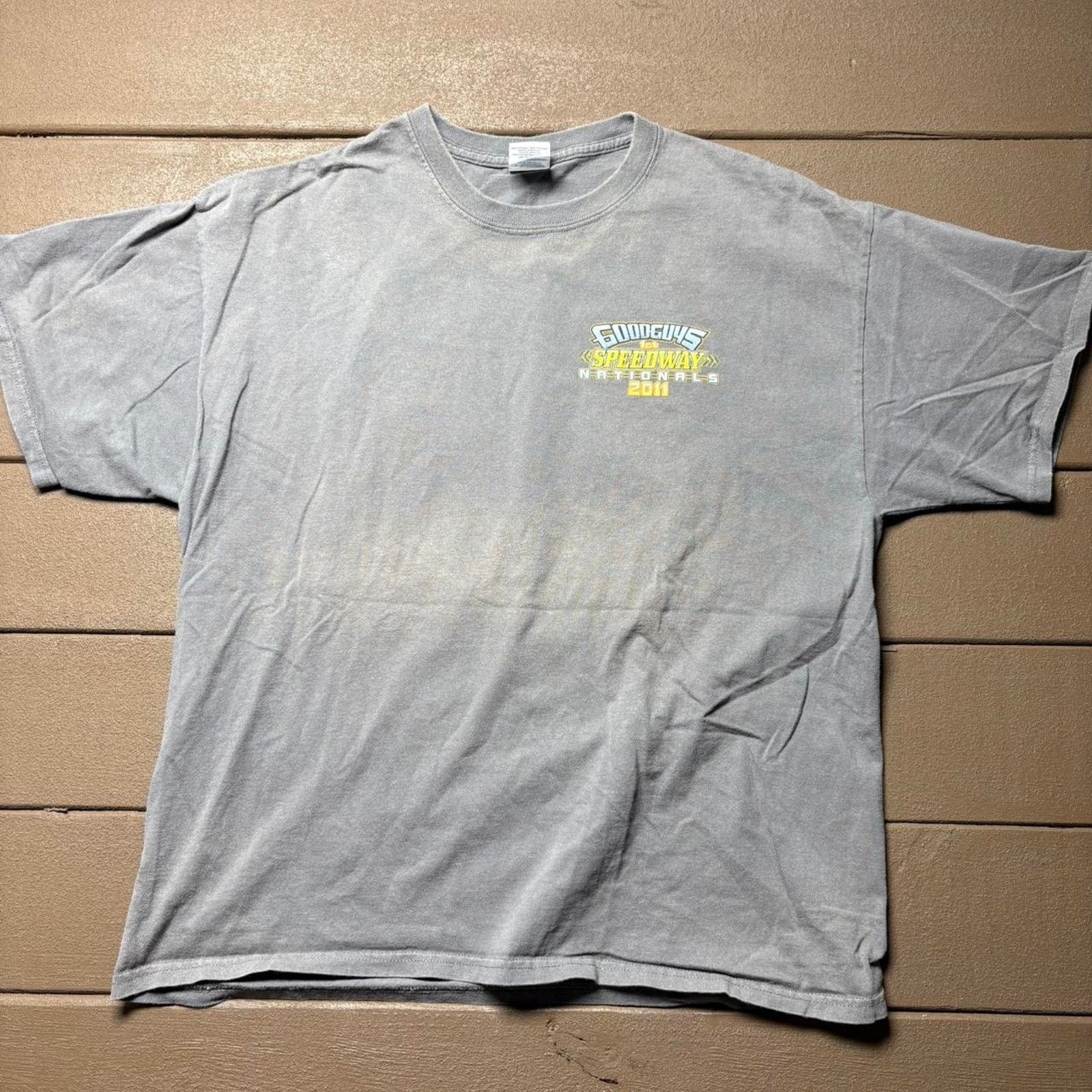 NASCAR Grey Good Guys 2011 Nationals Shirt Size US XL / EU 56 / 4 - 4 Thumbnail