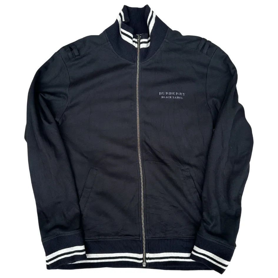 Burberry 00s Burberry Black Label Reversible Black/Houndstooth Jacket Size US M / EU 48-50 / 2 - 2 Thumbnail
