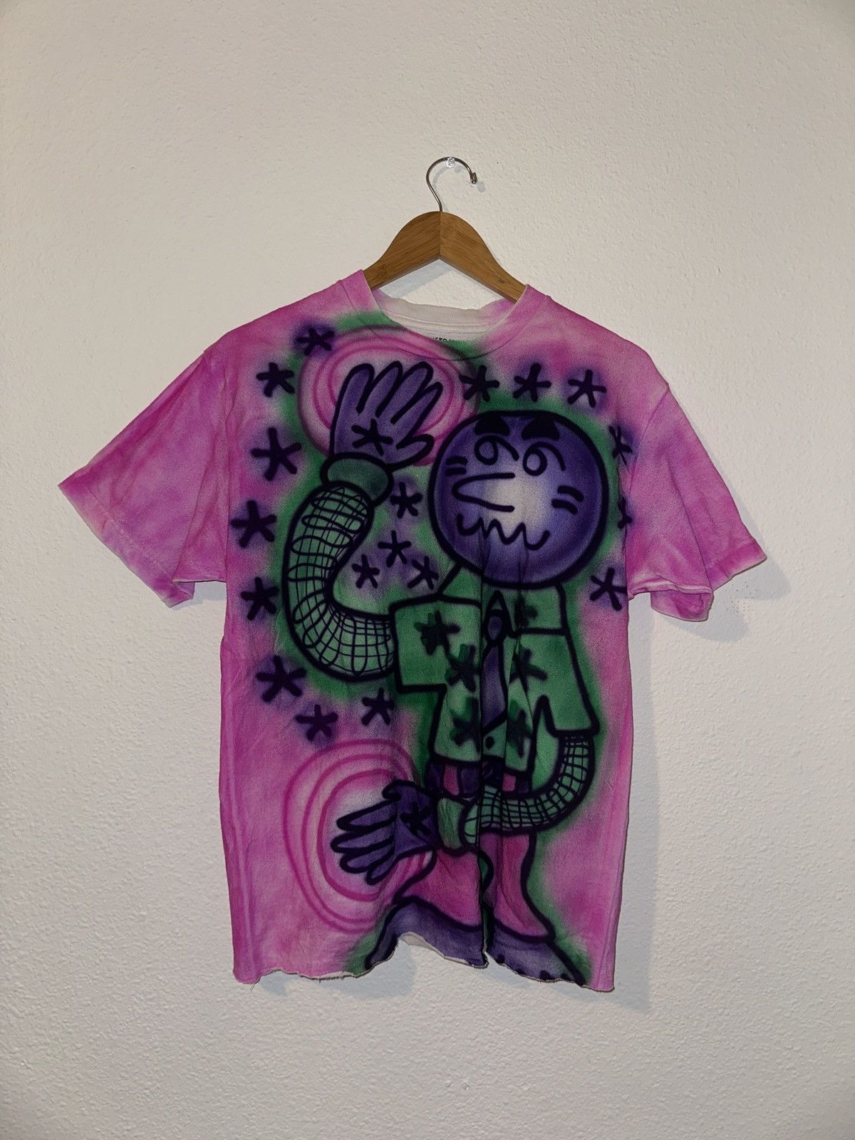 Vintage HIERO MAAR Spray Paint T-Shirt Size US M / EU 48-50 / 2 - 2 Thumbnail