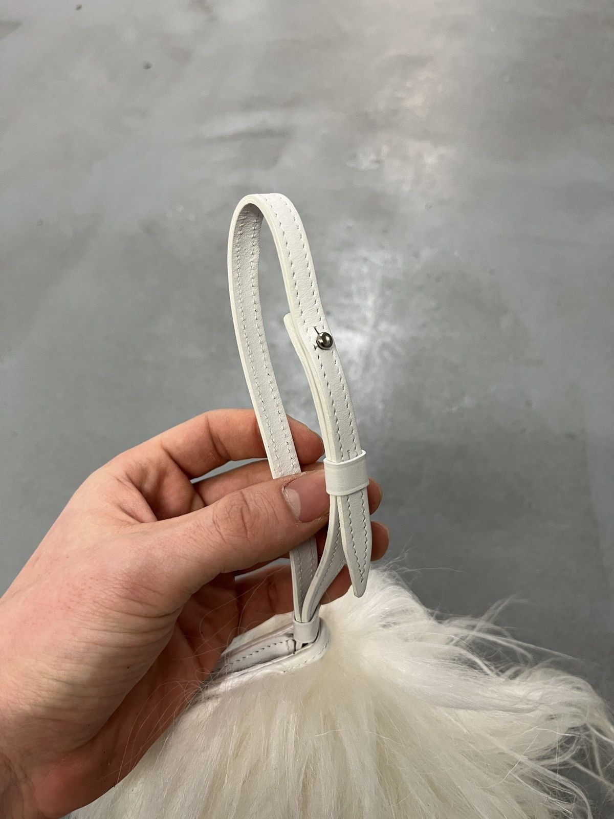 Maison Margiela Maison Margiela FW17 Artisanal Goat Hair Wallet Bag Size ONE SIZE - 7 Thumbnail