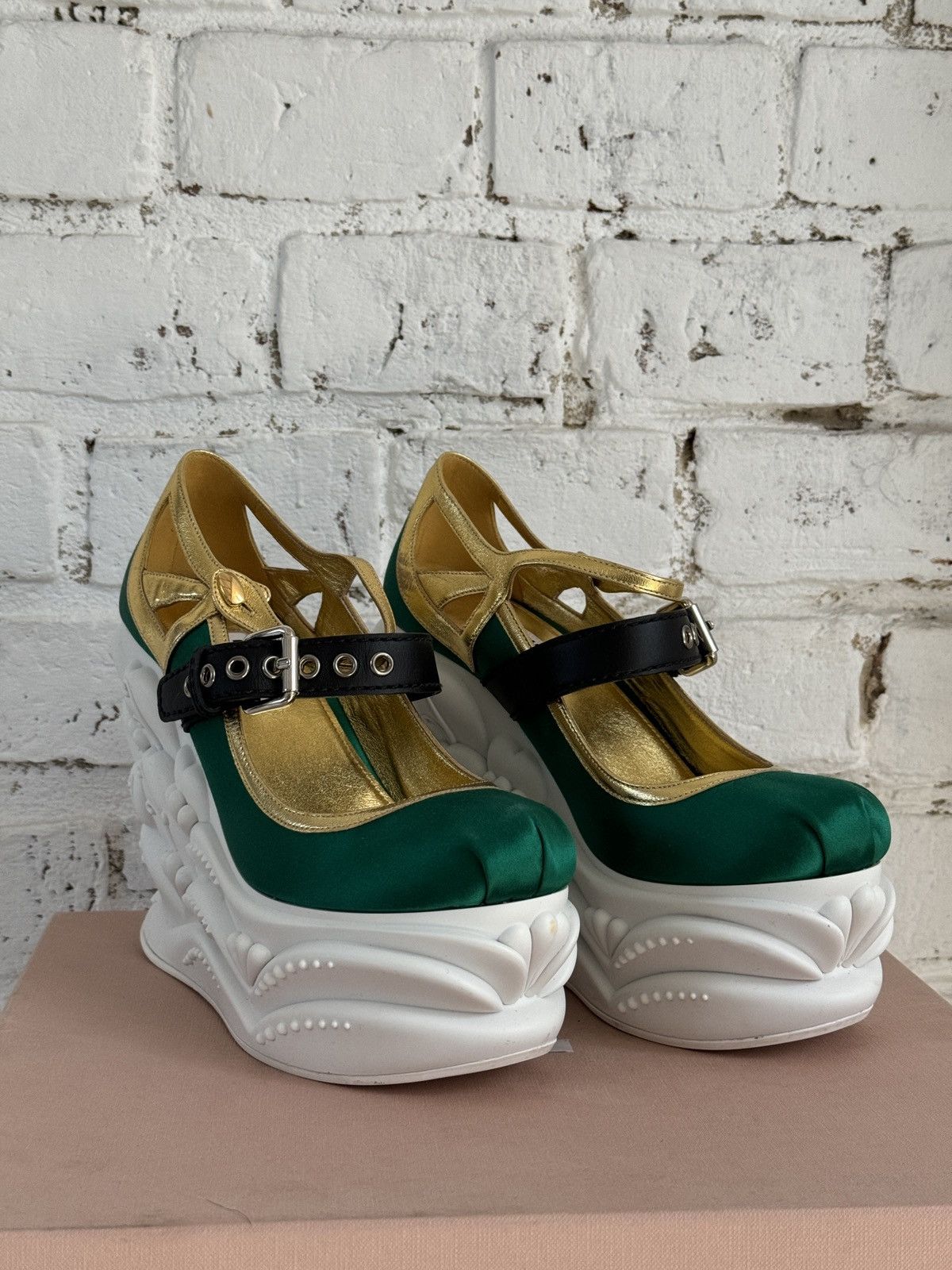 Miu Miu Miu miu runway fairy ballet heels Size US 7 / IT 37 - 5 Thumbnail