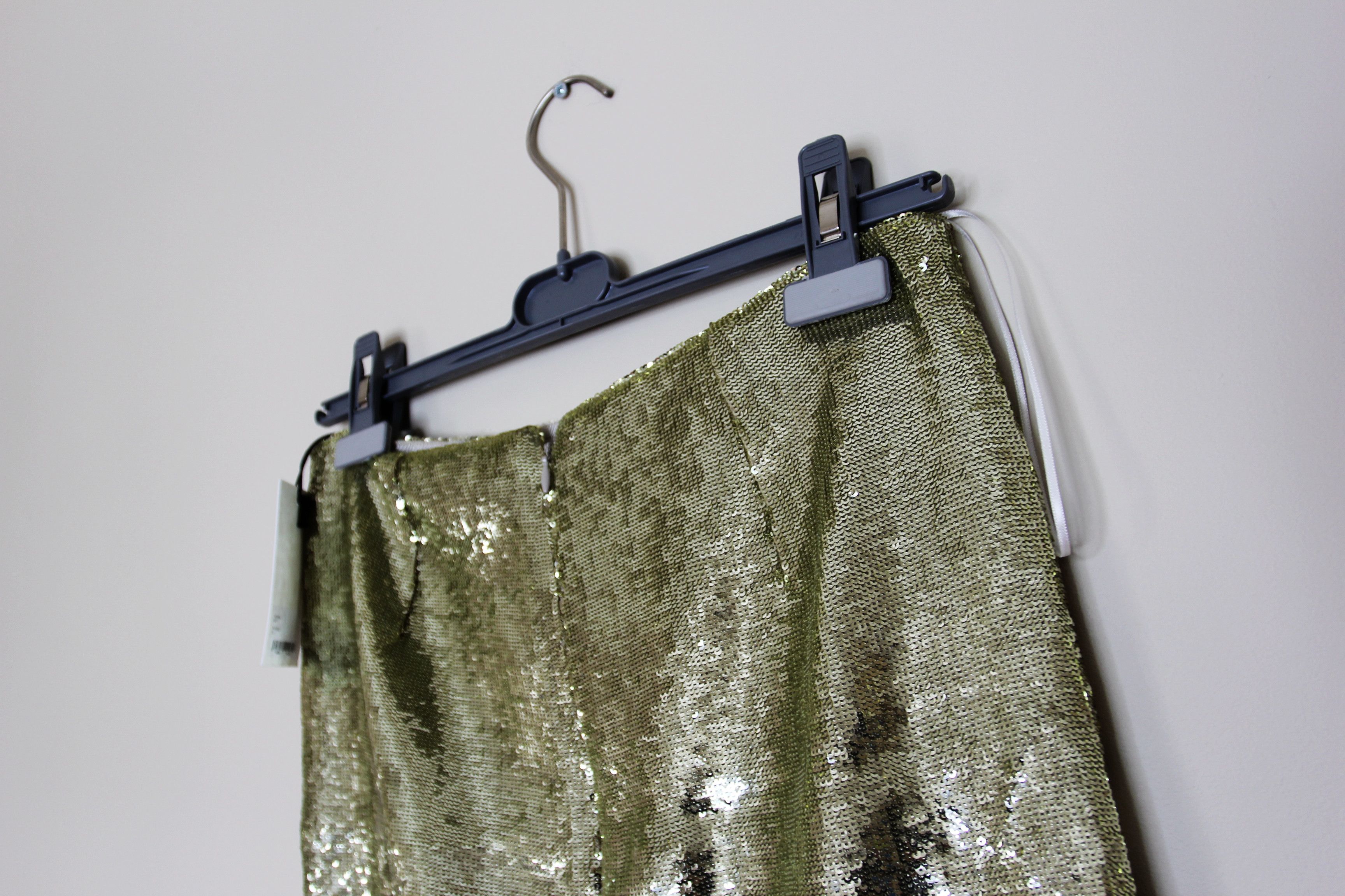Other BNWT AW23 GAUCHERE GOLDEN SEQUIN MIDI SKIRT 36 Size 25" / US 0 / IT 36 - 6 Thumbnail