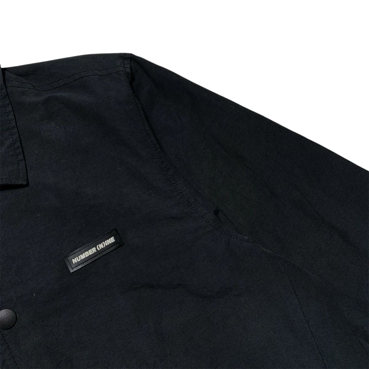 Number (N)ine Number (N)ine Coach Jacket Arc Logo Black Japanese Brand Size US M / EU 48-50 / 2 - 7 Thumbnail