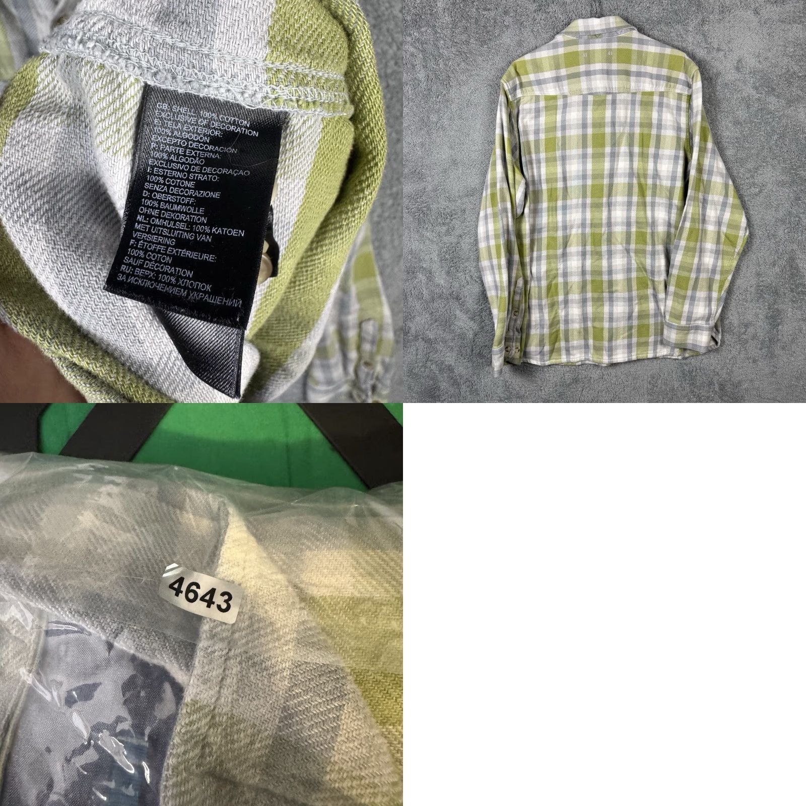 The North Face The North Face Shirt Mens XL Flannel Heavyweight Plaid Outdoor Hike Gorpcore Size US XL / EU 56 / 4 - 8 Thumbnail