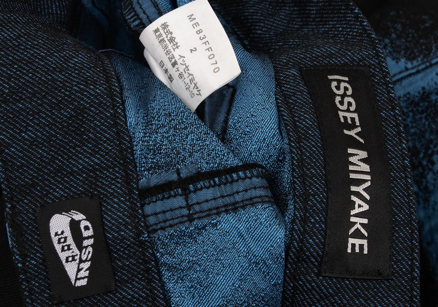 Issey Miyake A-POC INSIDE Trim Fade Design Pants in Black and Blue Size US 36 / EU 52 - 17 Thumbnail
