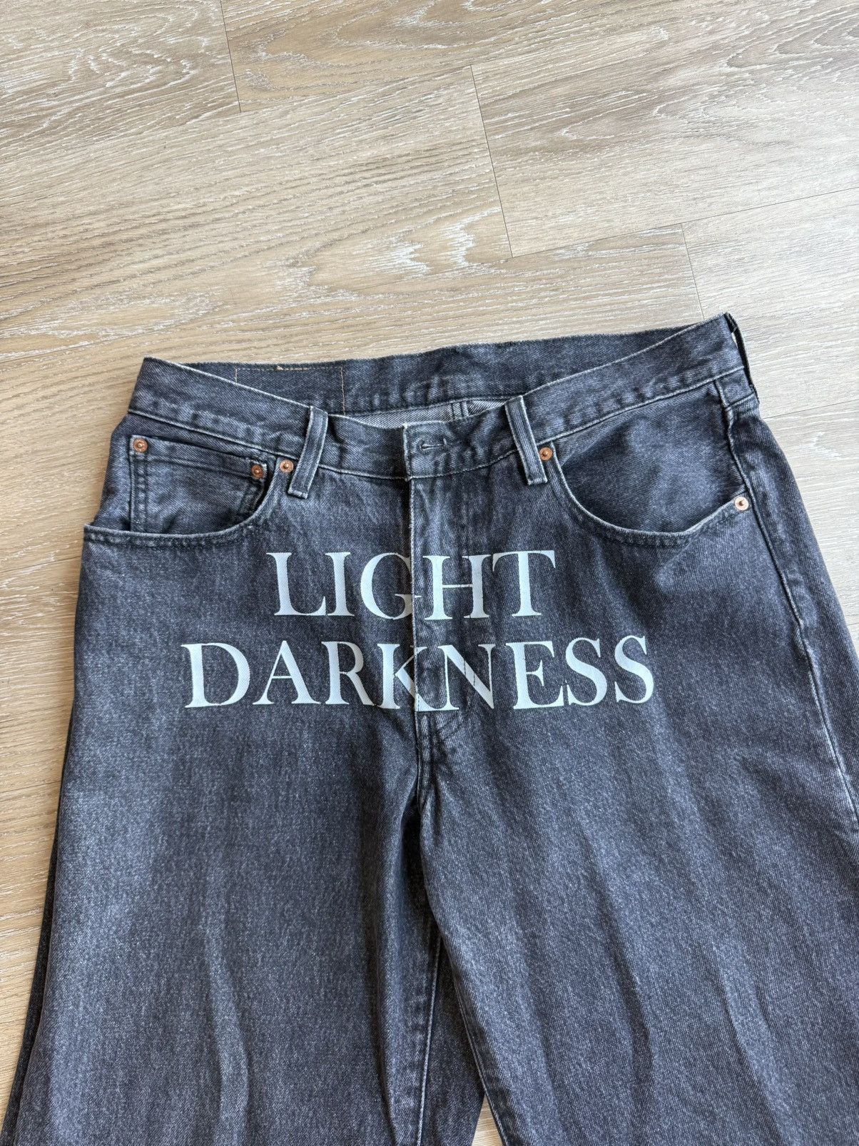 Levi's × Undercover Undercover Gray Levi’s Edition Baggy Jeans Size US 31 - 2 Thumbnail
