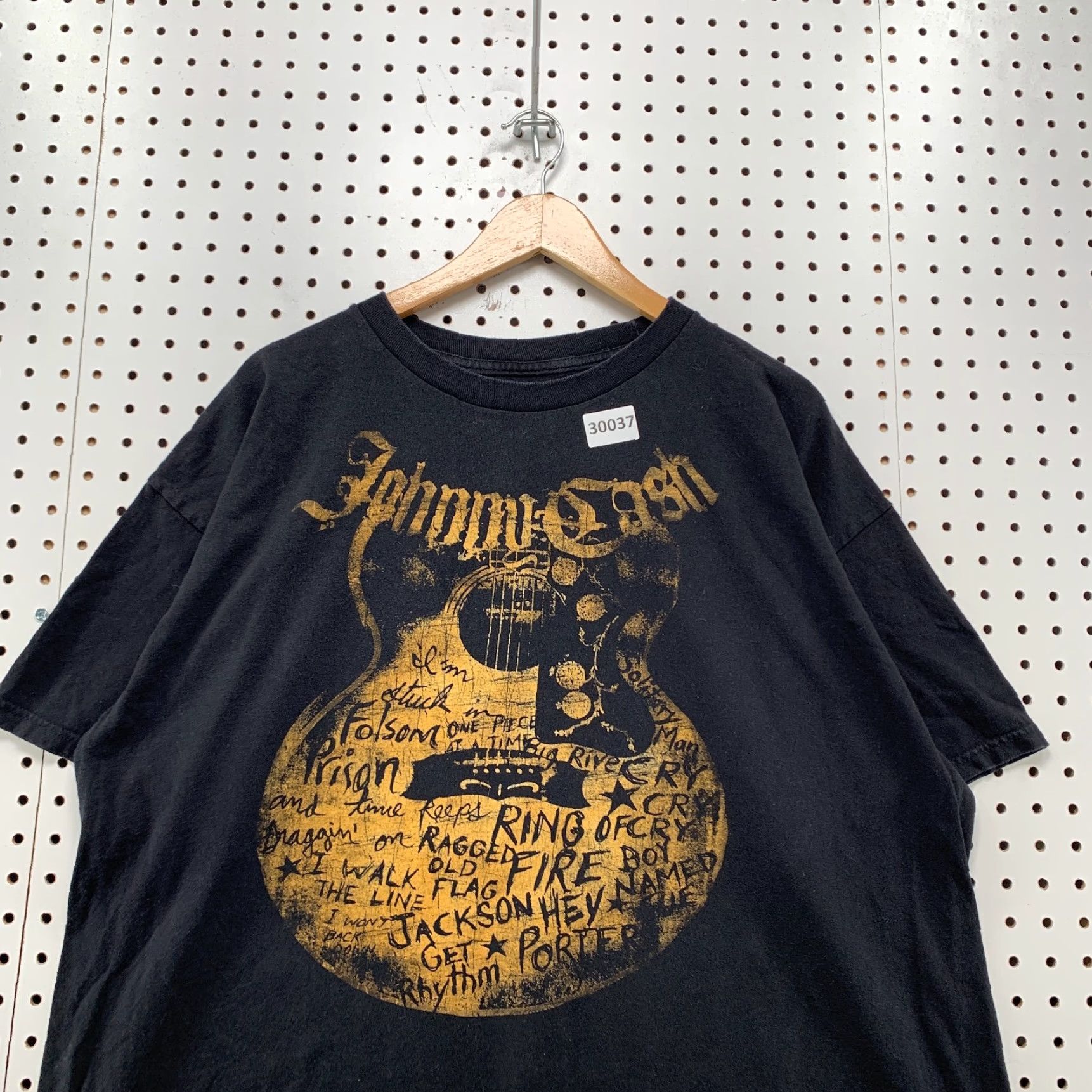 Vintage VINTAGE Zion Shirt Mens 2XL Black John Cash Guitar Graphic Music Band - 25.5x27 Size US XXL / EU 58 / 5 - 2 Thumbnail