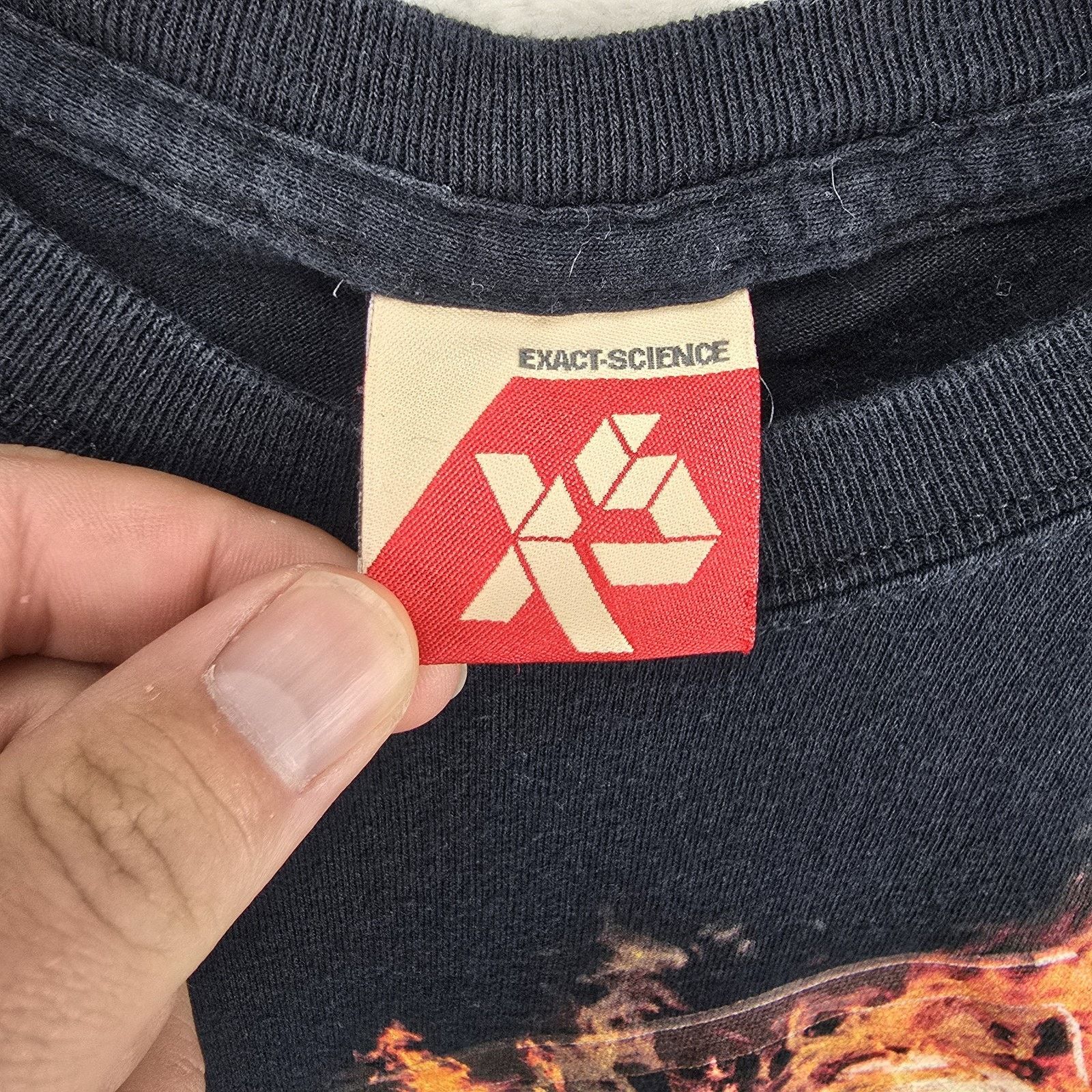 Other Vintage Exact Science Shirt Medium Flaming Radio Fire Y2K Size US M / EU 48-50 / 2 - 3 Thumbnail