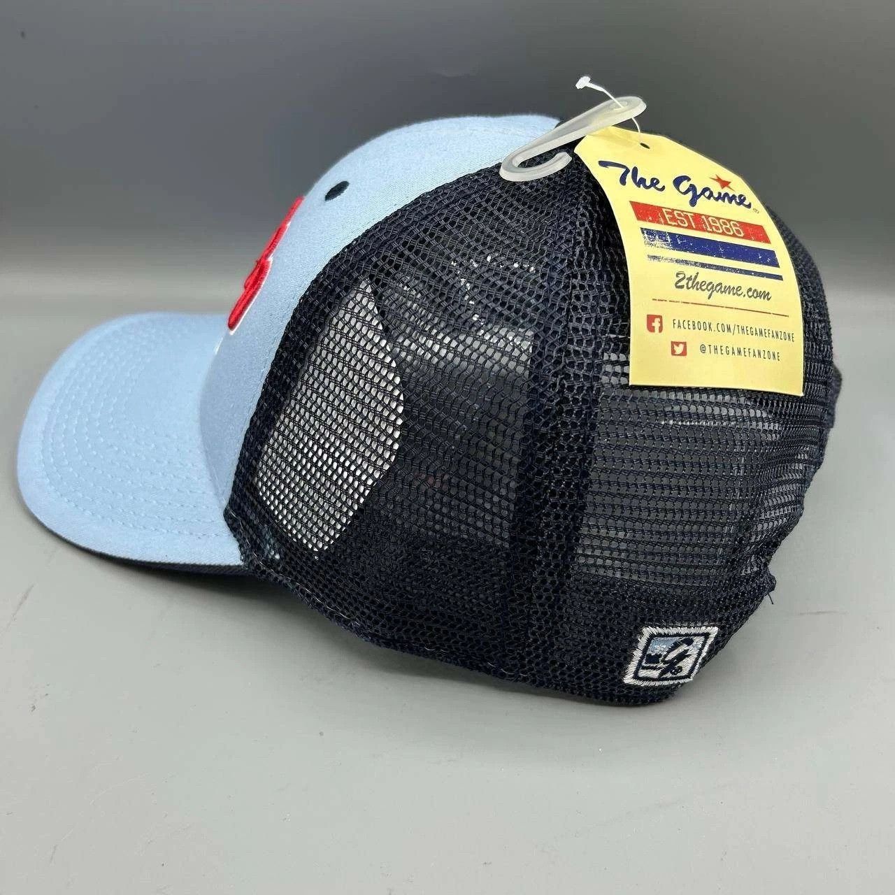 The Game Chicago Illinois Trucker Hat Men Blue Embroidered Snap Back Size ONE SIZE - 5 Thumbnail