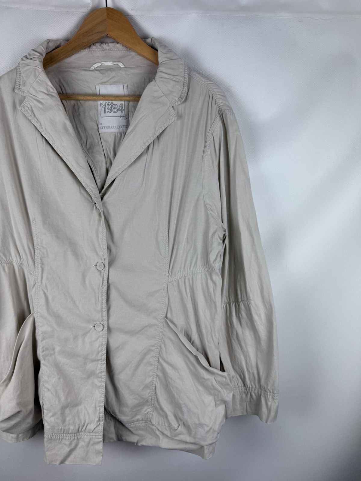 Annette Gortz Annette Gortz Lagenlook Linen Cotton Blazer Jacket Size L / US 10 / IT 46 - 3 Thumbnail