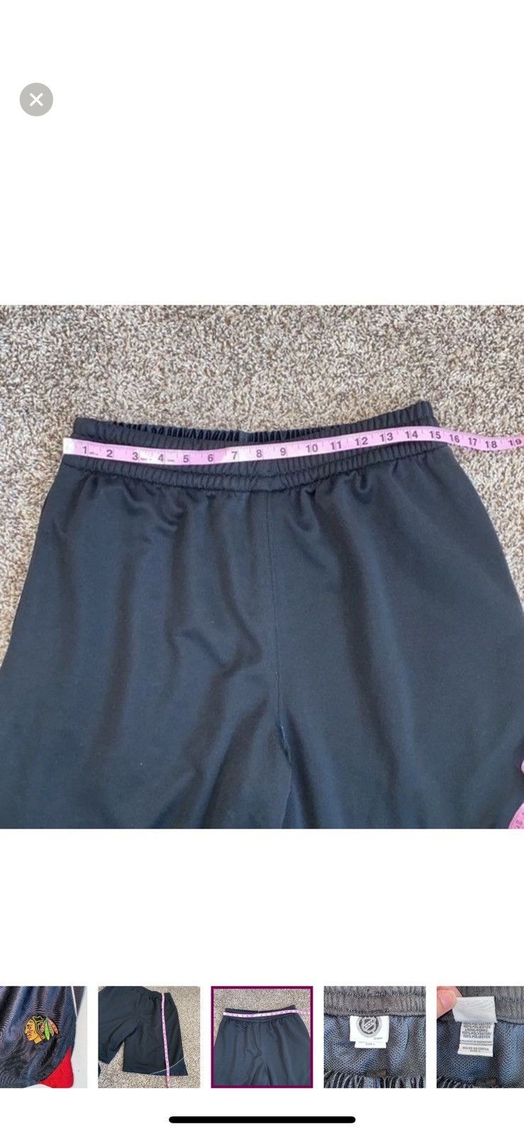 NHL NHL‎ Chicago Blackhawks hockey men’s large athletic short Size US 36 / EU 52 - 4 Thumbnail