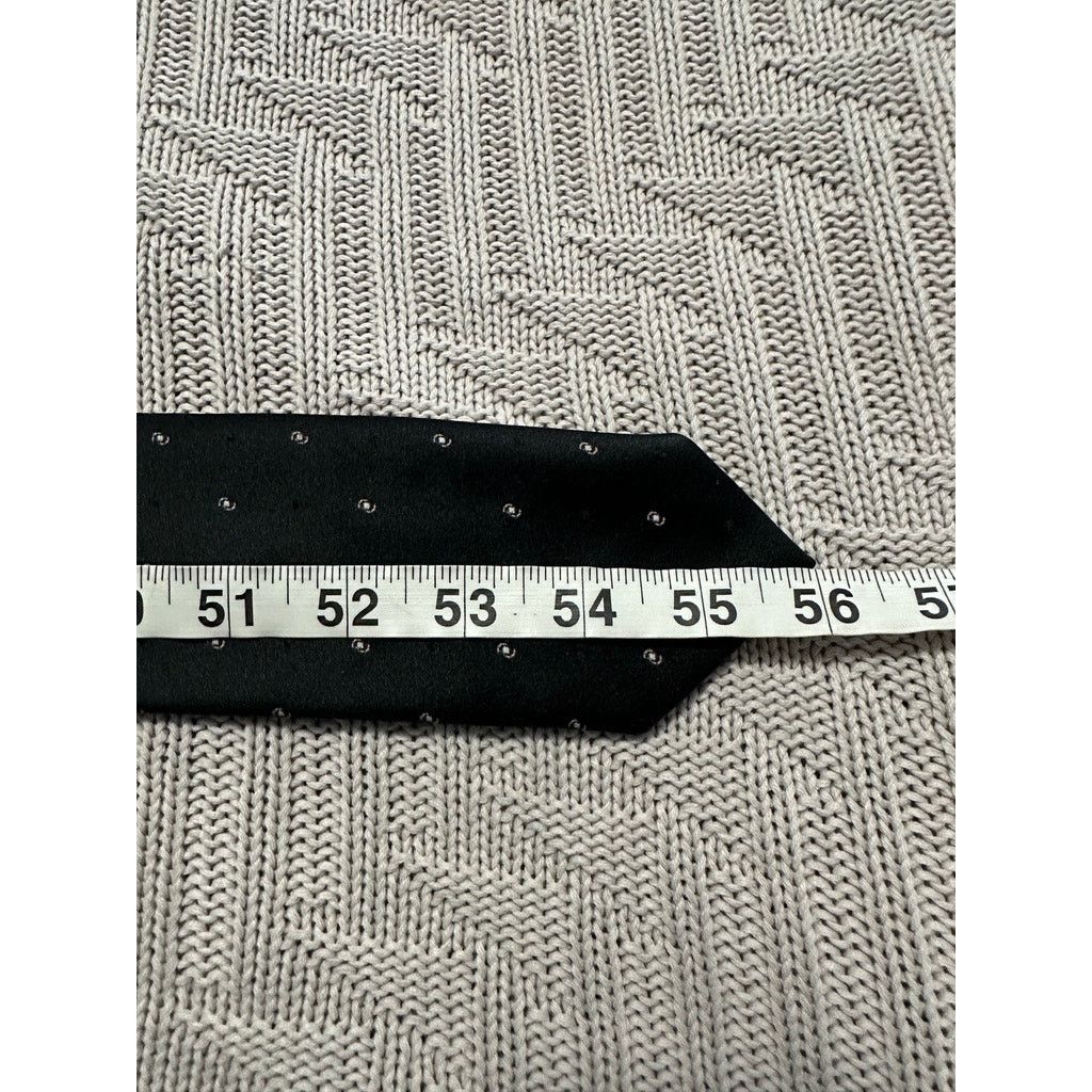 Vintage Vintage black Switzerland polyester tie Size ONE SIZE - 4 Thumbnail
