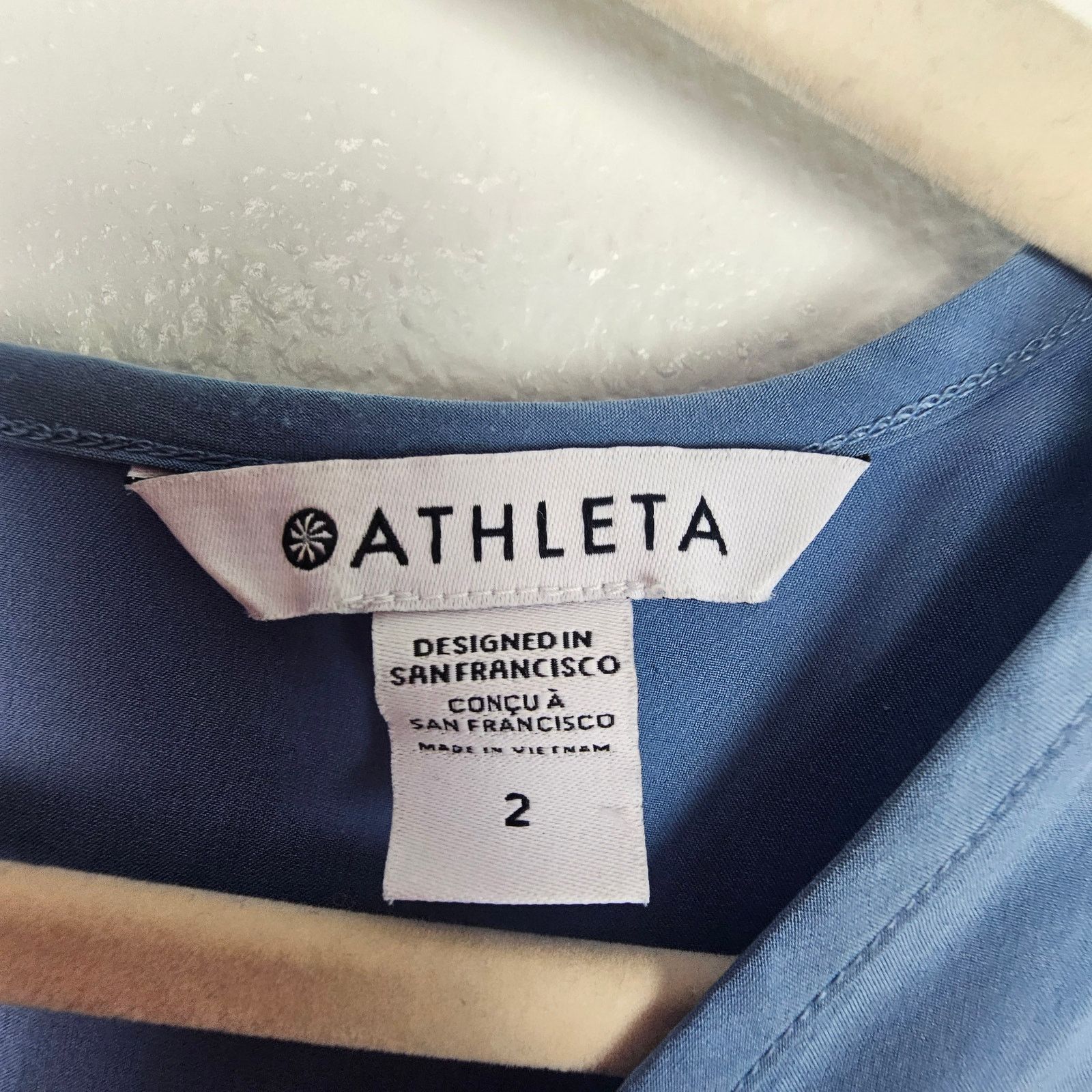 Athleta Athleta Brooklyn Jumpsuit Cottage Blue Size 2 Stretch Active Size 28" / US 6 / IT 42 - 7 Thumbnail
