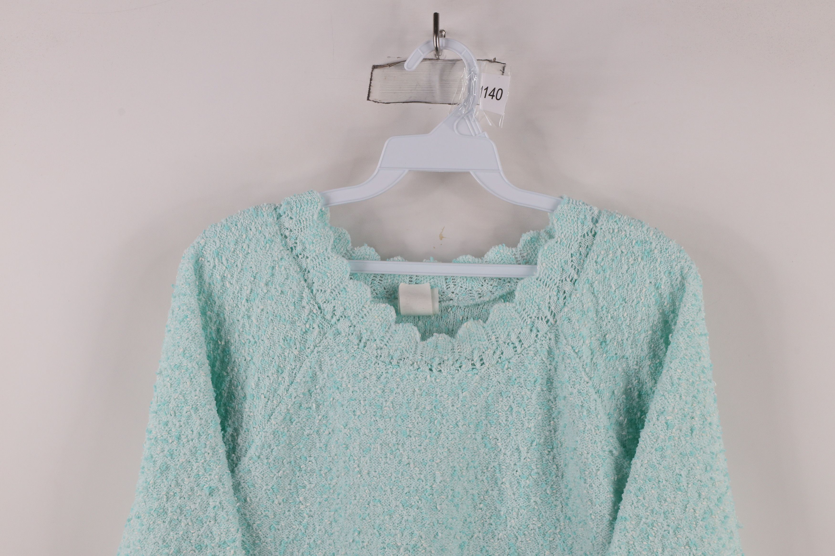 Vintage Vintage 70s Streetwear Knit 3/4 Sleeve Sweater Blue USA Size S / US 4 / IT 40 - 2 Thumbnail