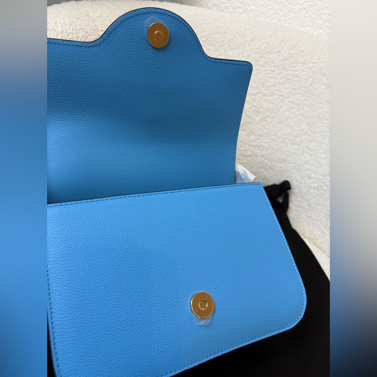 Versace Versace Small La Medusa Shoulder Bag In Blue NWT Size ONE SIZE - 7 Thumbnail