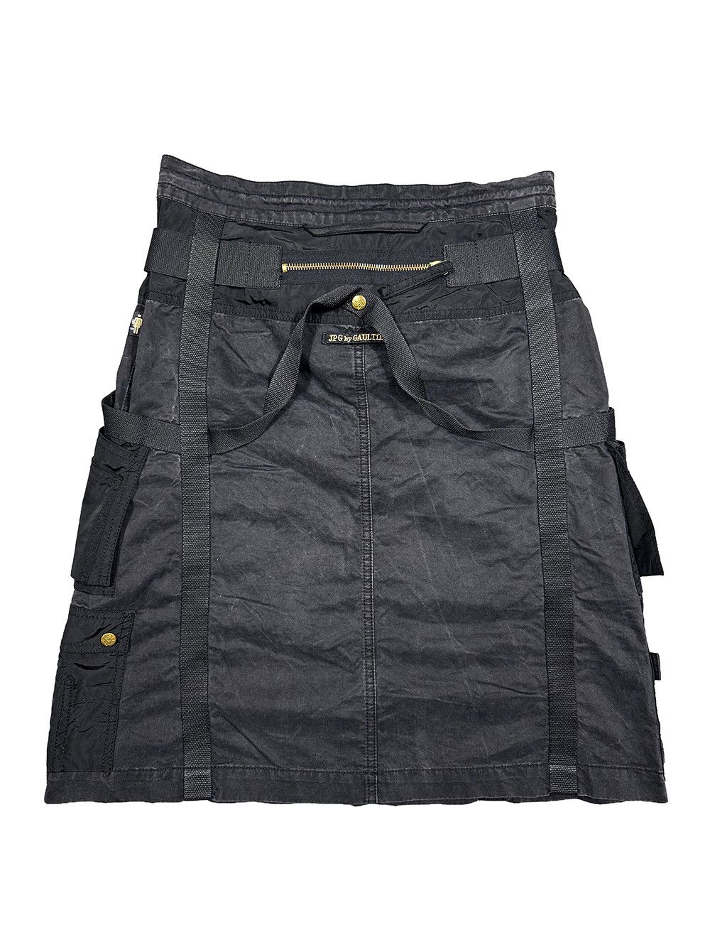 Jean Paul Gaultier Jean Paul Gaultier AW03 Bondage Cargo Skirt Size 28" / US 6 / IT 42 - 2 Thumbnail