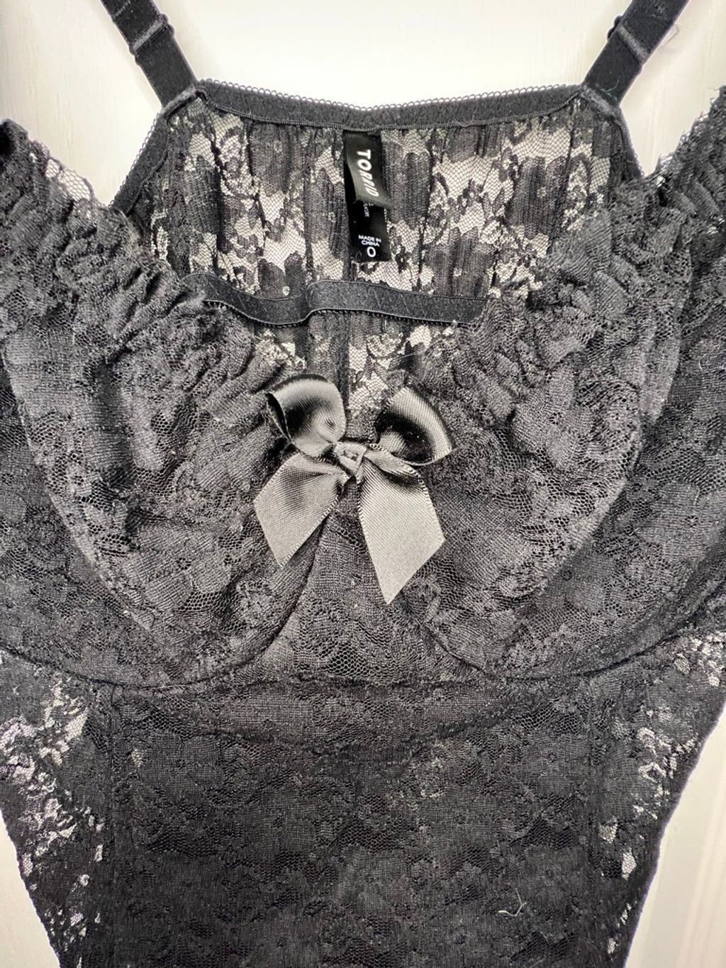 Torrid Torrid Sheer Floral Lace Babydoll Underwire Lingerie Tank Size XL / US 12-14 / IT 48-50 - 2 Thumbnail