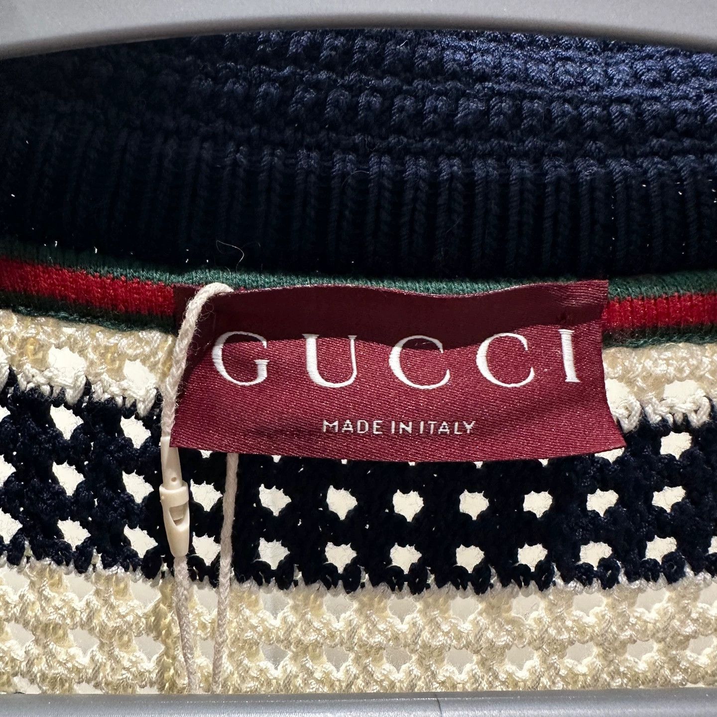 Gucci Gucci Striped Navy Knit Short Sleeve Tee M Cotton Size US M / EU 48-50 / 2 - 3 Thumbnail