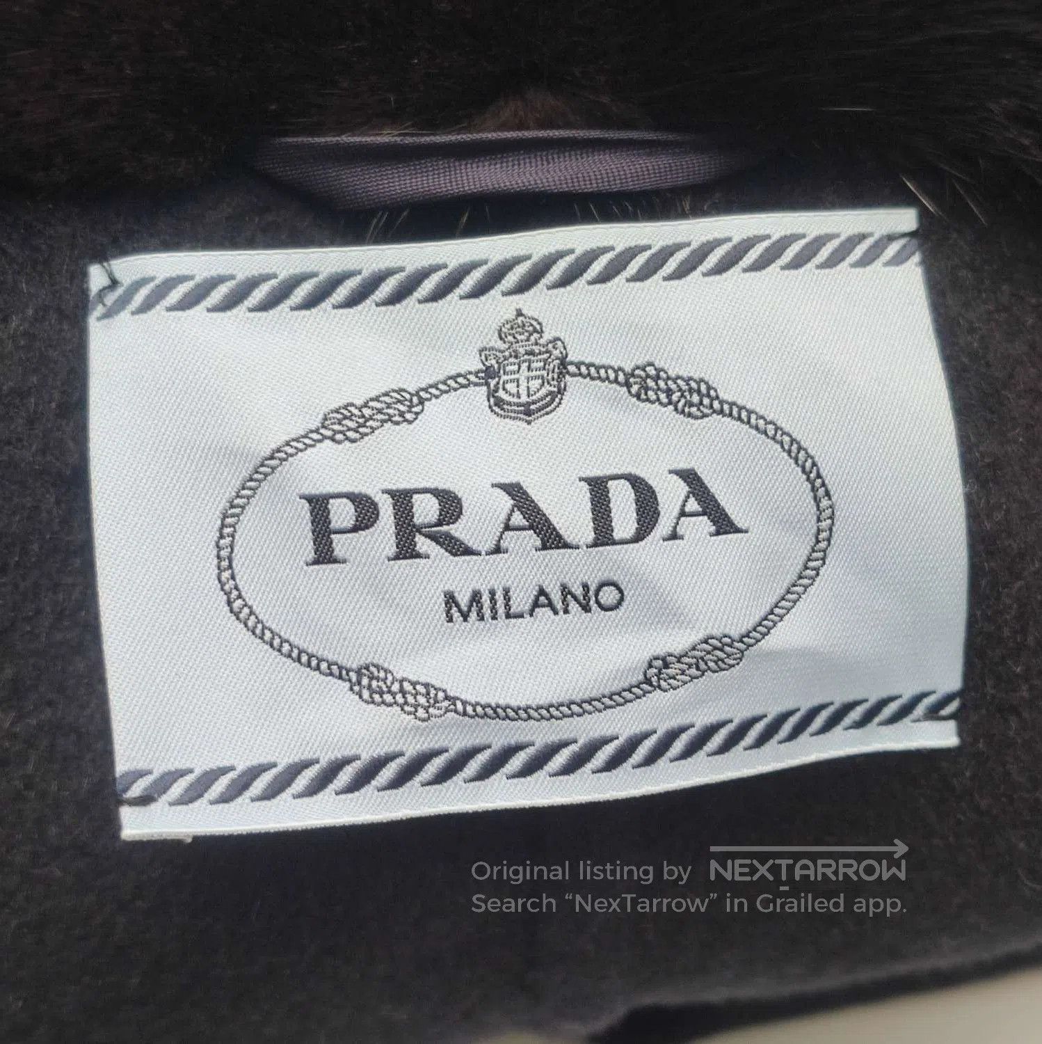 Prada Prada Wool Blend Double-Breasted Coat . Size US S / EU 44-46 / 1 - 4 Thumbnail