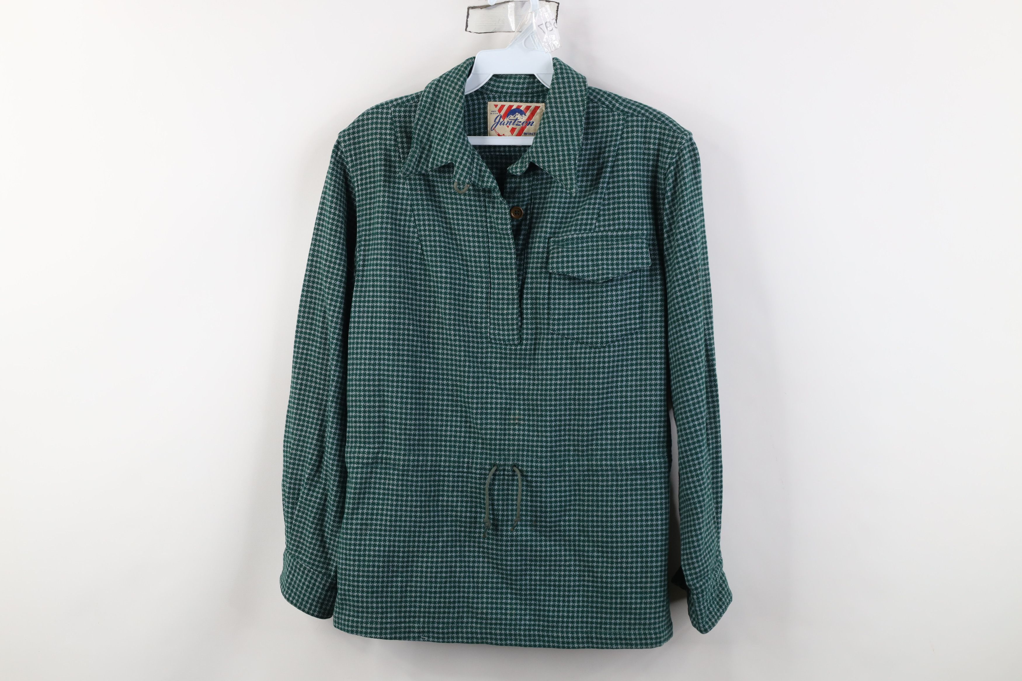 Vintage Vintage 60s 70s Pullover Shirt Jacket Jac Shirt USA Size M / US 6-8 / IT 42-44 - 1 Thumbnail