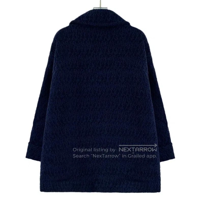 Gucci Gucci Dark blue wool lapel single-breasted long-sleeved tw Size XS / US 0-2 / IT 36-38 - 2 Thumbnail