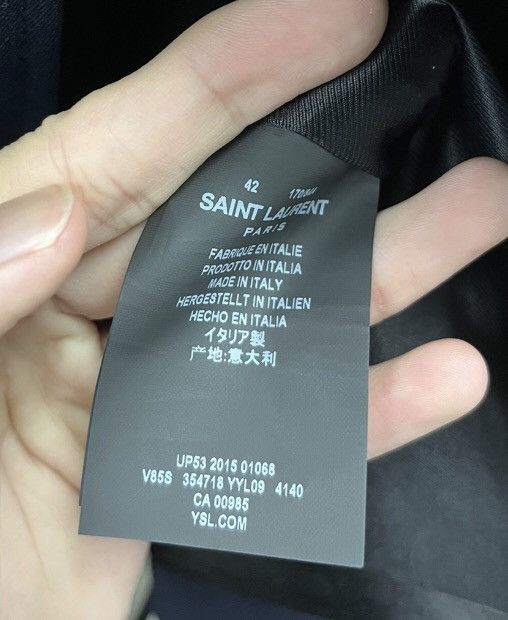 Saint Laurent Paris × Yves Saint Laurent Saint Laurent Teddy baseball jacket2410-Nextarrow Size US XS / EU 42 / 0 - 4 Thumbnail