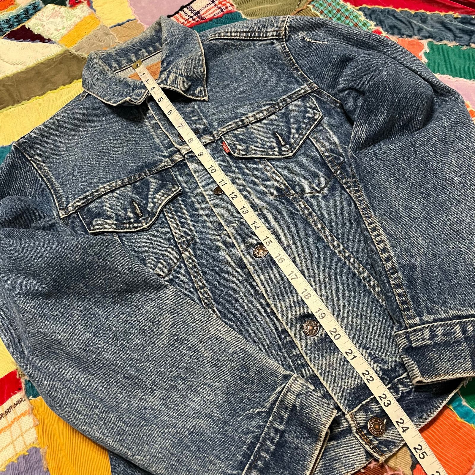 Levi's Vintage 90s Levi’s Washed Distressed Denim Trucker Jacket Size US M / EU 48-50 / 2 - 5 Thumbnail