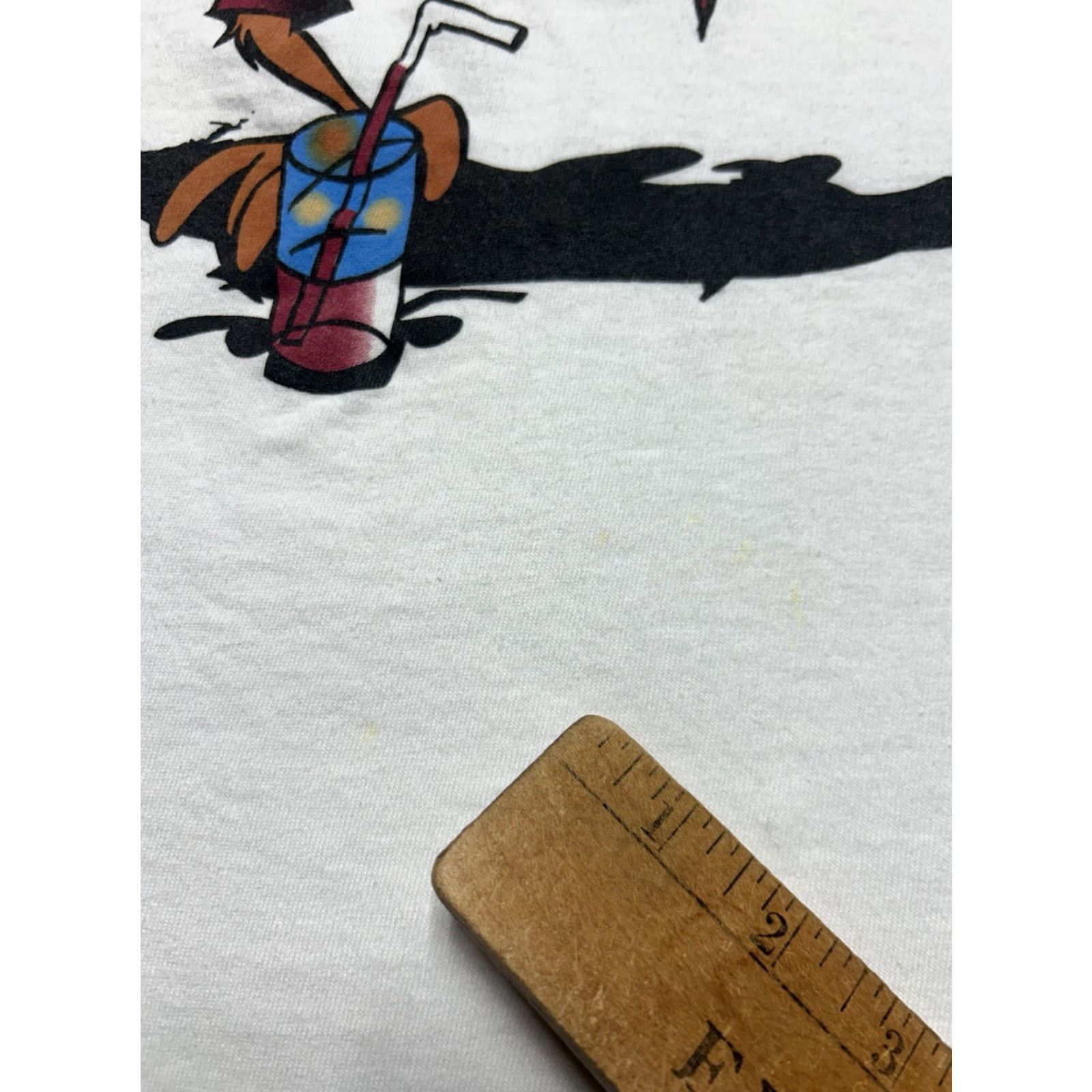 Vintage VINTAGE 90s Looney Tunes Taz T-Shirt Mens Large White Funny Graphic Cartoon Father’s Day Shirt Size US L / EU 52-54 / 3 - 4 Thumbnail