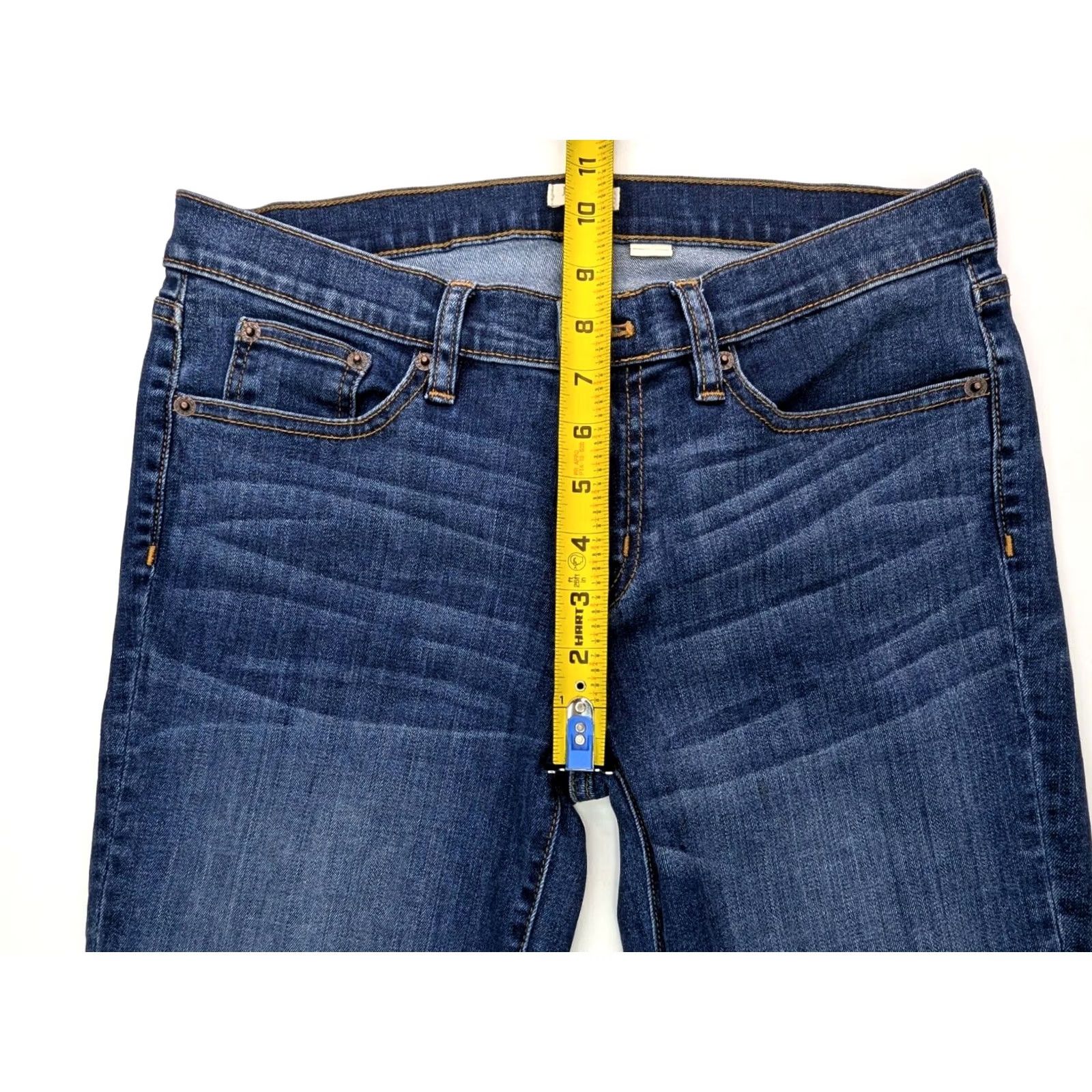 J.Crew J.CREW Jeans Skinny Stretch Women 30x28 Blue Denim B8320 Regular 5-Pocket Modern American Classic Vintage No Size 30" / US 8 / IT 44 - 4 Thumbnail