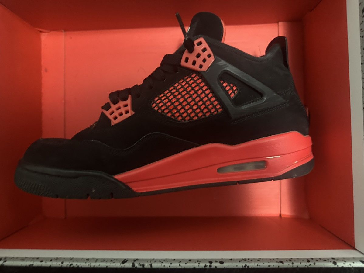 Jordan Brand Air Jordan 4 Retro Red Thunder Size US 9 / EU 42 - 14 Thumbnail