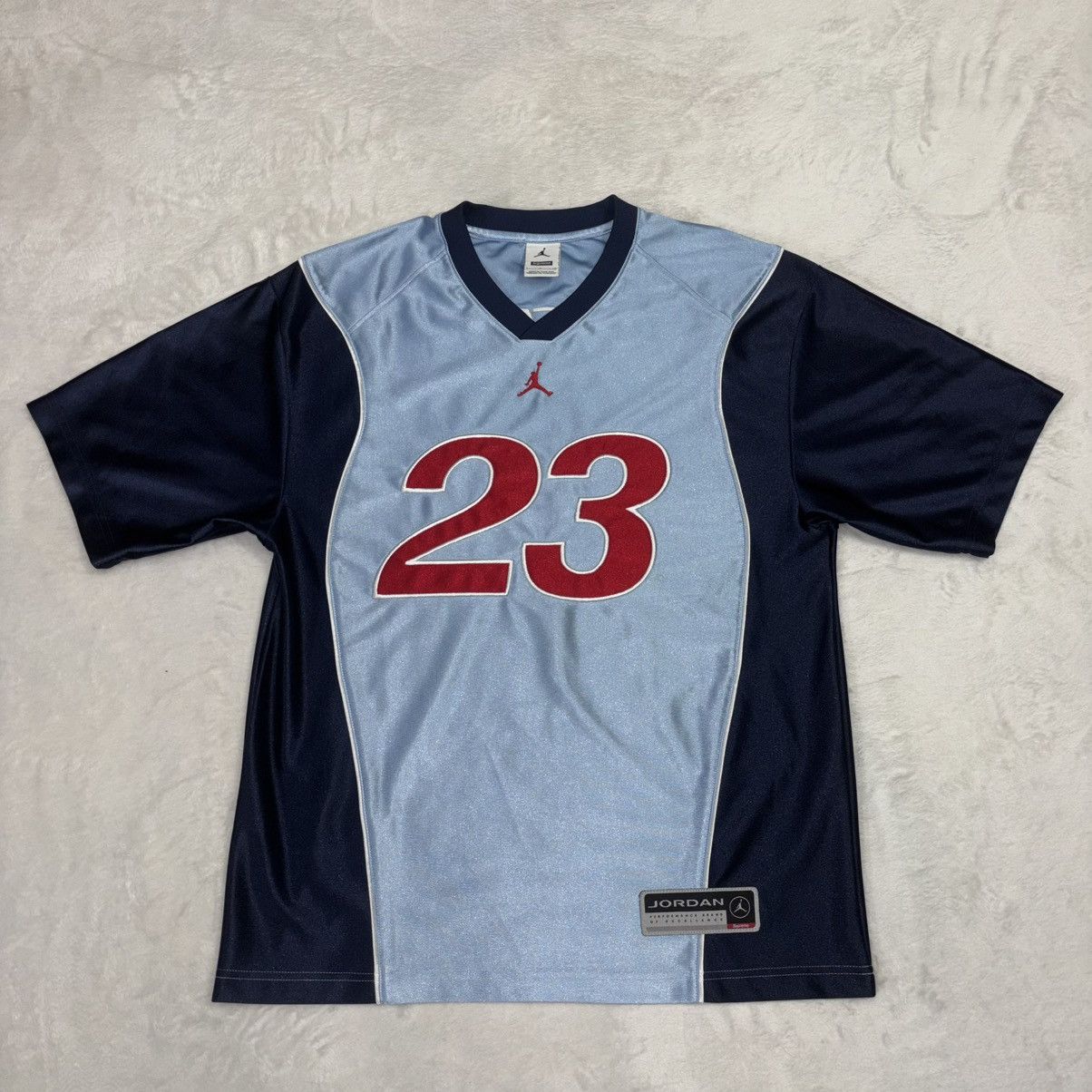 Jordan Brand × Supreme Supreme Jordan Warm Up Jersey Light Blue